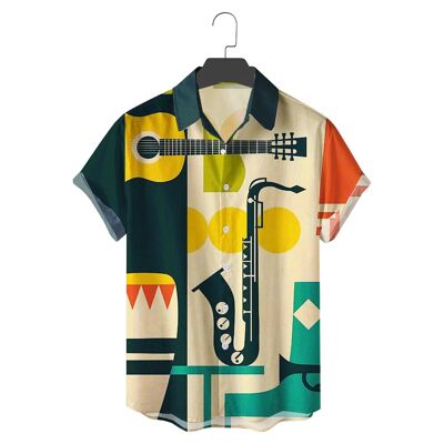 Men's Hawaiian 3D Printed Shirt