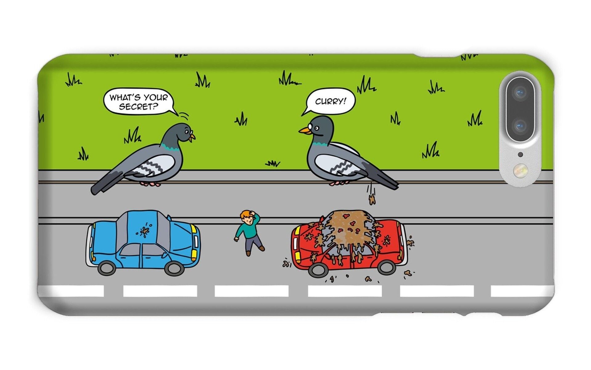 Phone Cases - Flipping The Bird - iPhone 8 Plus - Snap - Gloss