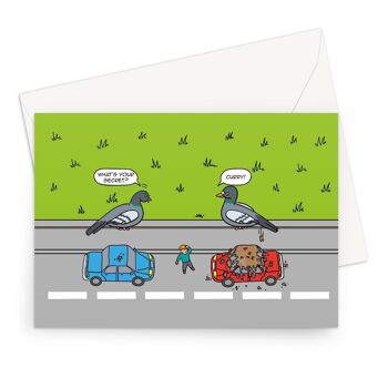 Cartes d'anniversaire - Flipping The Bird (UK) - 1 carte - A5 1