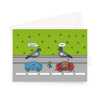 Cartes d'anniversaire - Flipping The Bird (UK) - 10 cartes - 5 "x 7" 1