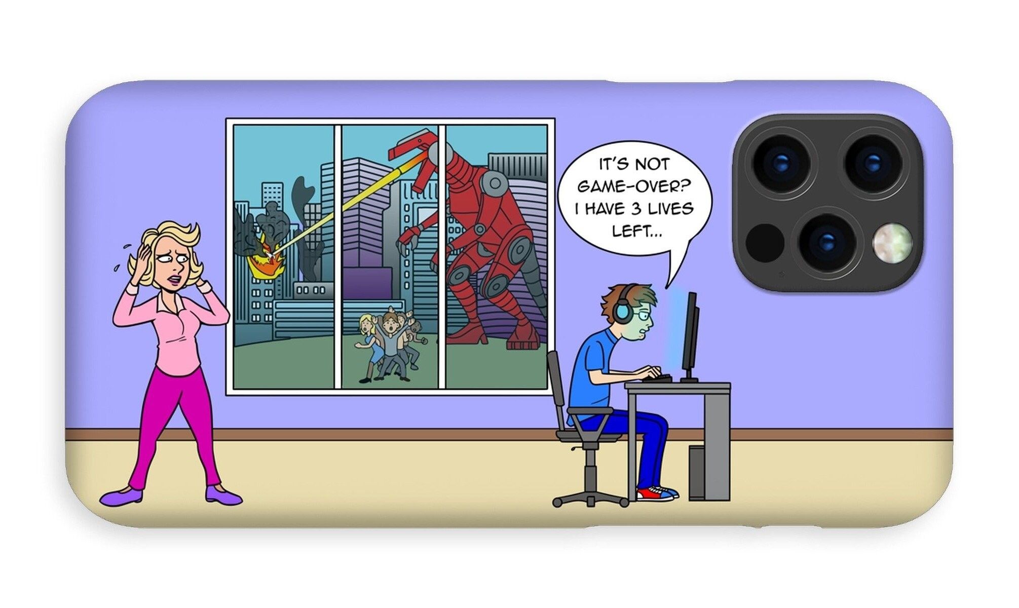 Phone Cases - Game Over - iPhone 12 Pro - Snap - Gloss