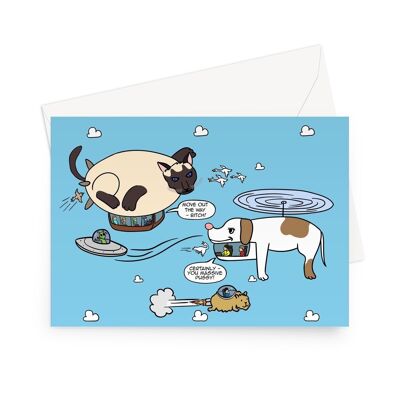 Birthday Cards - Animal Put Downs (UK) - 1 Card - 5"x7"