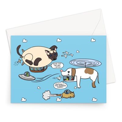 Birthday Cards - Animal Put Downs (UK) - 1 Card - A5