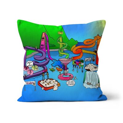 Cushions - Shots and Giggles (UK/USA) - Canvas - 12"x12"