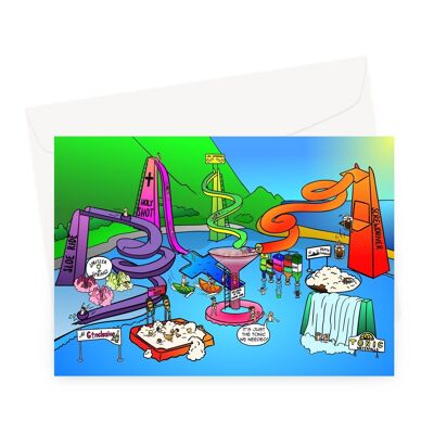 Birthday Cards - Shots and Giggles (UK) - A5 - 1 Card
