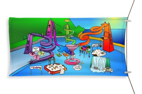 Beach Towels - Shots and Giggles (UK) - S | 20" x 39" | 50cm x 100cm