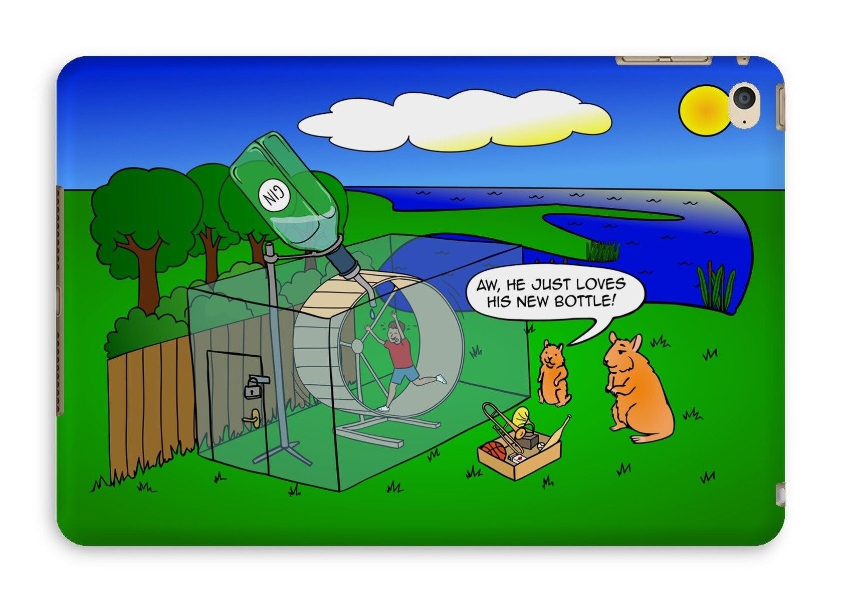 Tablet Cases - Pet Habit - iPad Mini 4 - Gloss