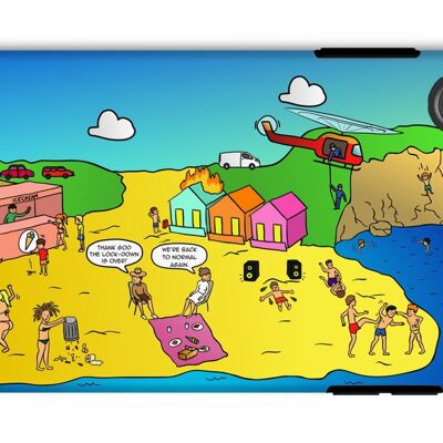 Phone Cases - Life's A Beach - iPhone XS - Tough - Matte