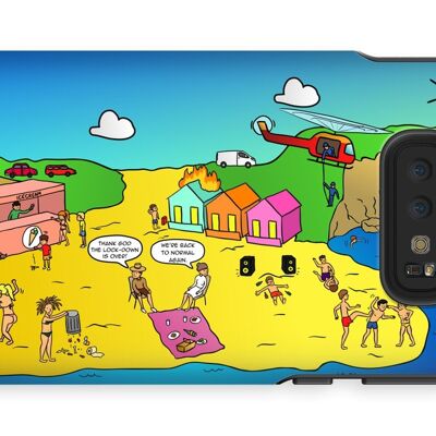 Phone Cases - Life's A Beach - Galaxy S10E - Tough - Gloss