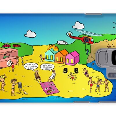Phone Cases - Life's A Beach - Galaxy S9 - Snap - Matte