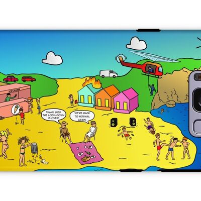 Phone Cases - Life's A Beach - Galaxy S8 Plus - Tough - Matte