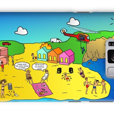 Phone Cases - Life's A Beach - Galaxy S8 Plus - Snap - Gloss