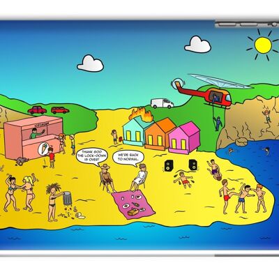 Tablet Cases - Life's A Beach - iPad Mini 1/2/3 - Gloss