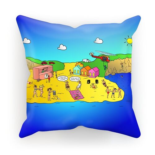 Cushions - Life's A Beach (UK/USA) - S | 12" x 12" | 30cm x 30cm - Linen