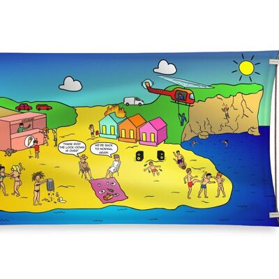 Beach Towels - Life's A Beach (UK) - M | 28" x 55" | 70cm x 140cm
