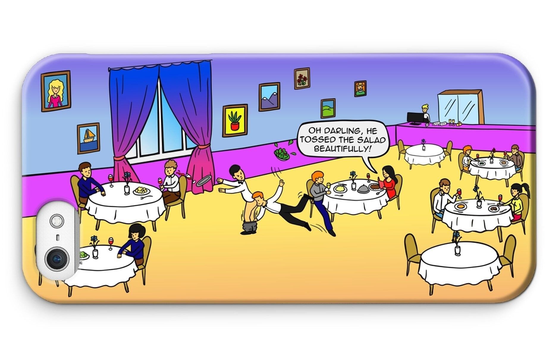 Phone Cases - Tossing The Salad - iPhone SE (2020) - Snap - Gloss