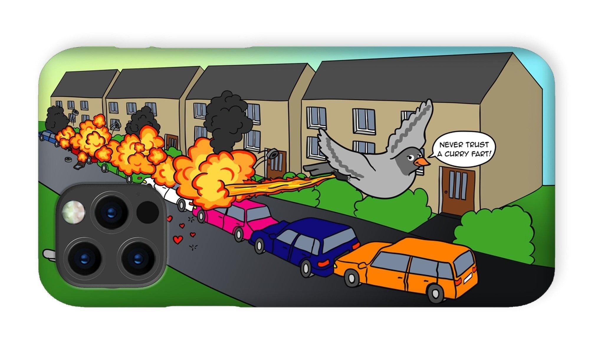 Phone Cases - Flames of Glory - iPhone 12 Pro - Snap - Gloss