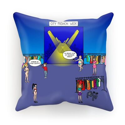 Cushions - Fashion Victim (UK/USA) - M | 18"x18" | 45cm x 45cm - Linen