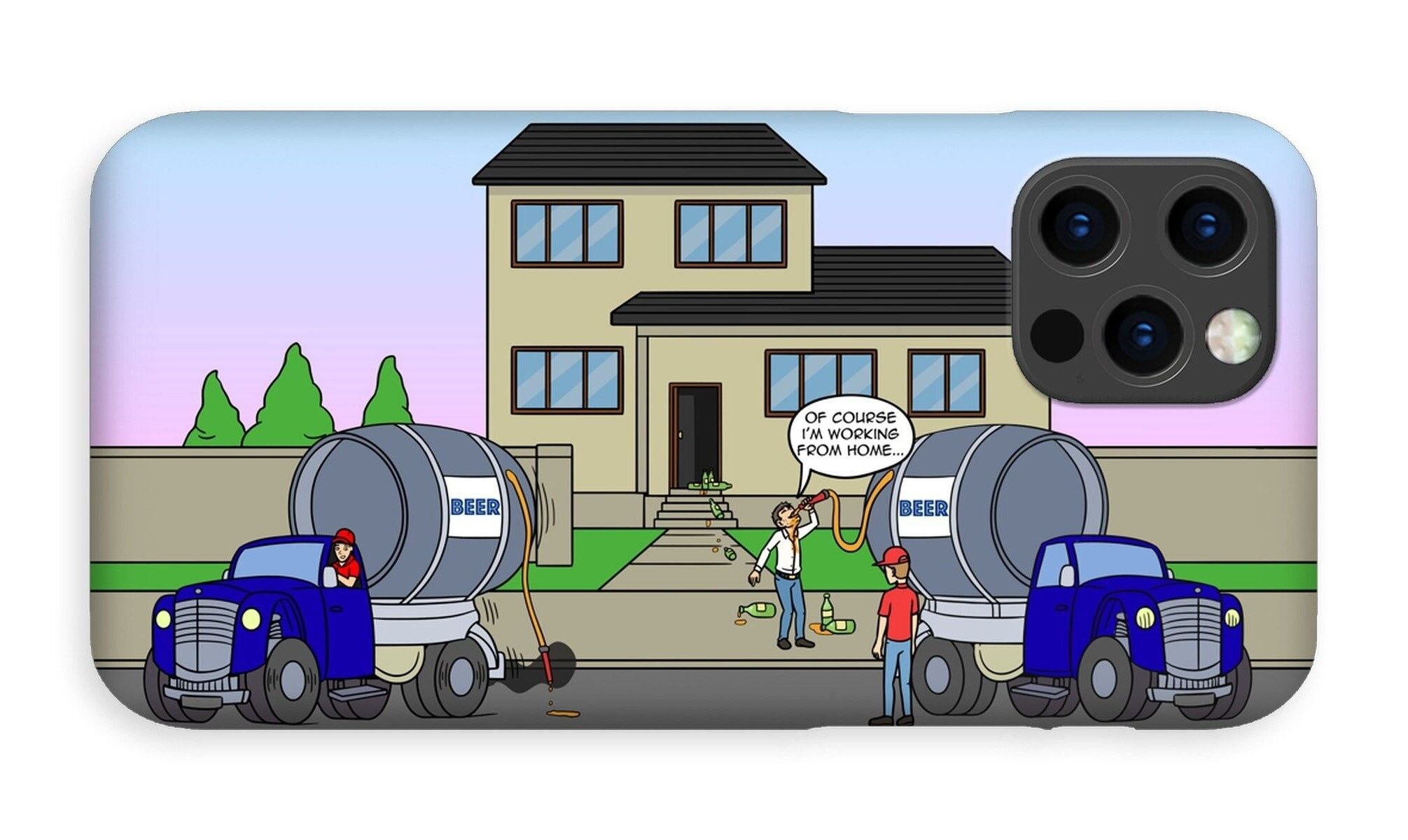 Phone Cases - Slurping From Home - iPhone 12 Pro - Snap - Matte