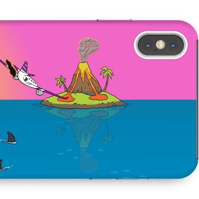 Phone Cases - Sure Shark Redemption - iPhone XS - Snap - Gloss
