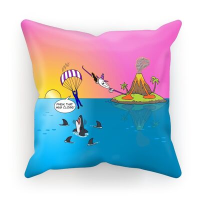 Cushions - Sure Shark Redemption (UK/USA) - S | 12" x 12" | 30cm x 30cm - Linen