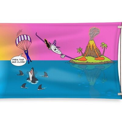 Beach Towels - Sure Shark Redemption (UK) - M | 28" x 55" | 70 x 140cm