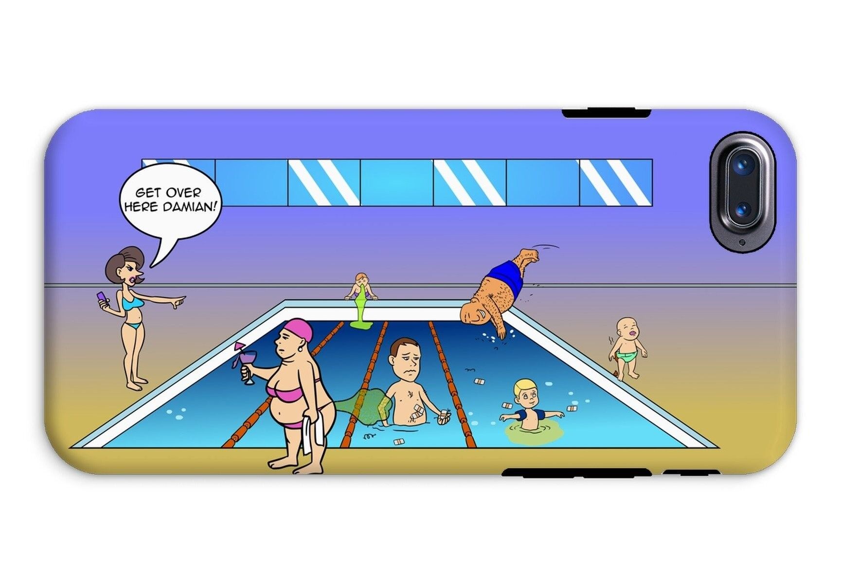 Phone Cases - Getting Plastered - iPhone 8 - Tough - Matte