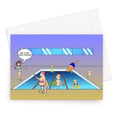 Birthday Cards - Getting Plastered (UK) - A5 - 1 Card