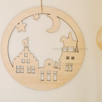 Wooden Sinterklaas circle