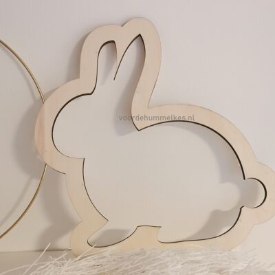 Lapin en bois