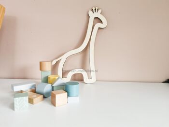 Girafe en bois 1