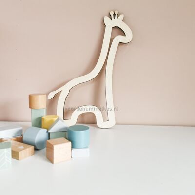 Houten giraffe