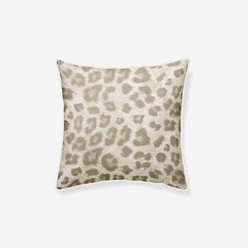 Coussin velours guépard 45x45 cm