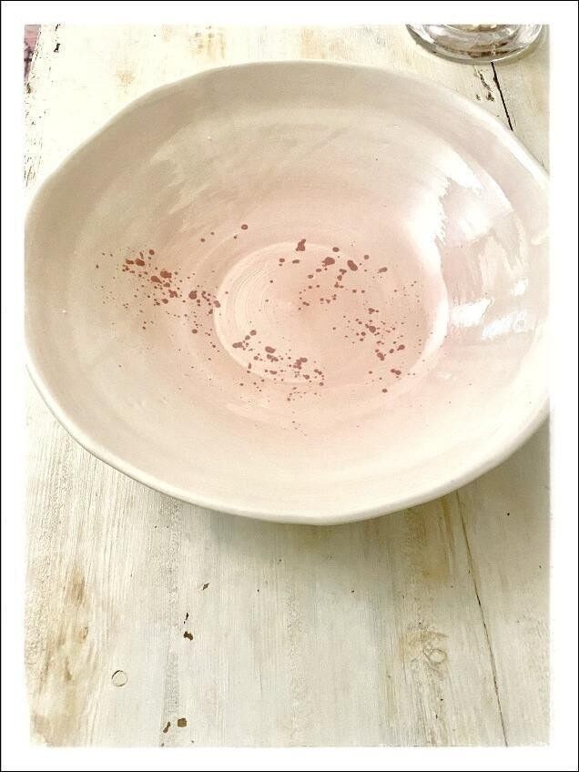 SALATSCHÜSSEL XXL COLLIOURE ROSE