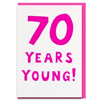 70 rosa joven