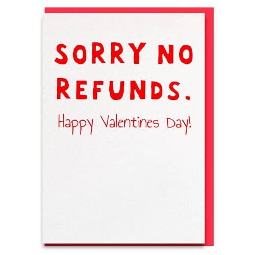 Refund Valentines