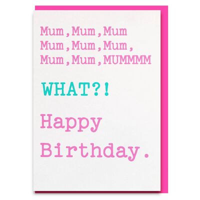 Mum Birthday What