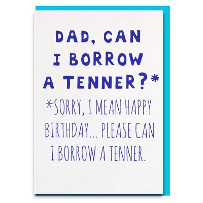 Papá cumpleaños tenner