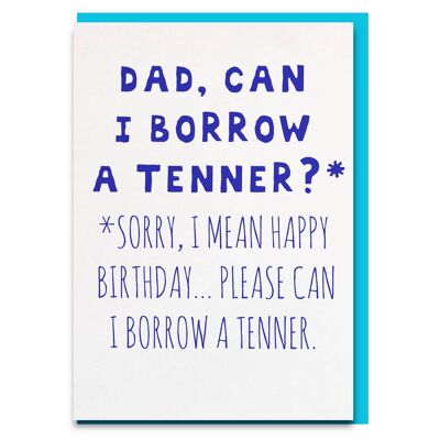 Dad Birthday Tenner