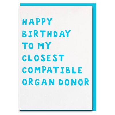 Organ Donor (Blue)