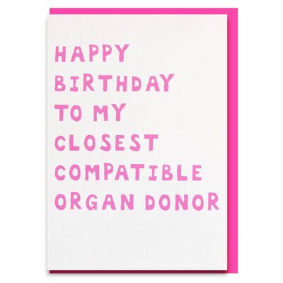 Organ Donor (Pink)