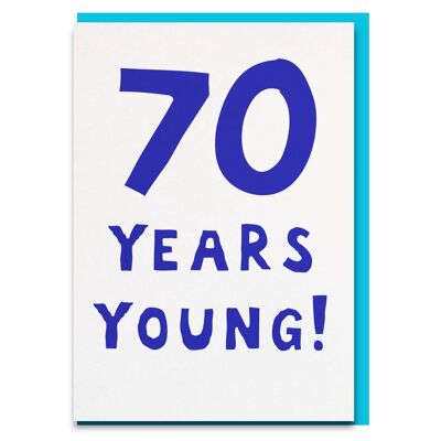 70 giovane blu