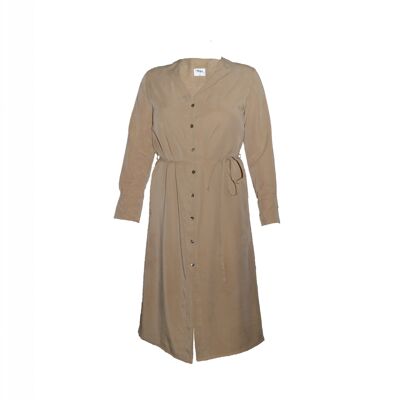 Tuula Shirtdress in Beige