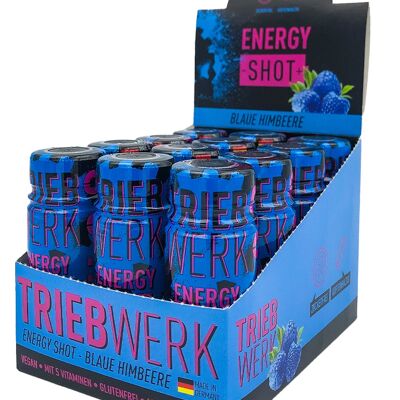 SCHUB Energy Shot - Frambuesa azul - 12 piezas