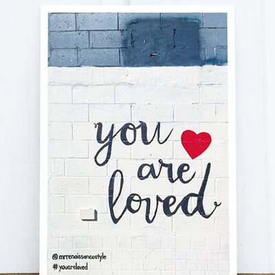 Life in Pic's Foto-Postkarte: You are loved HF