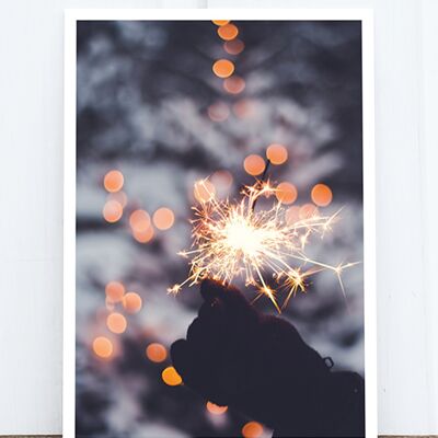 Life in Pic's Foto-Postkarte: Sparkler HF