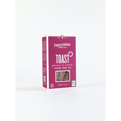 Toast Graines & Raisins en carton de 6 boites de 204 g