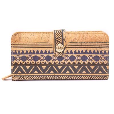 Women's purse with ethnically inspired pattern