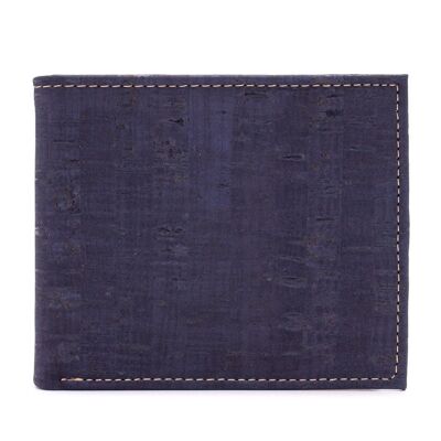 Vegan wallet in dark blue