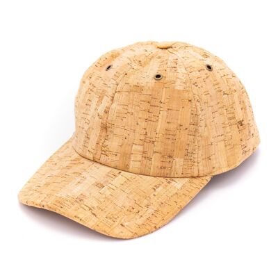 Sustainable baseball cap in natural cork
